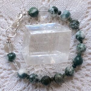 moss agate ⭐️ tree agate ⭐️ bracelet ⭐️